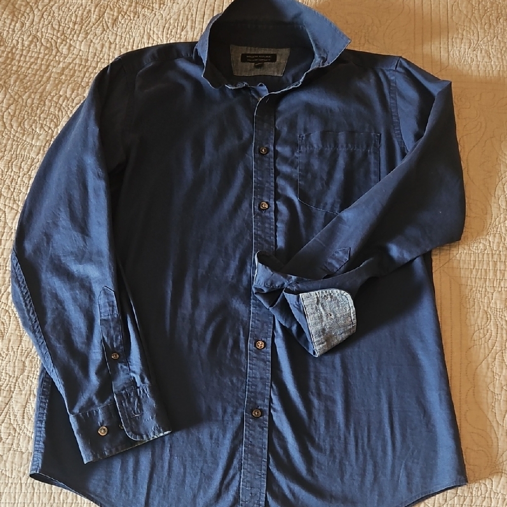 Banana Republic Blue Relaxed Fit Casual Shirt